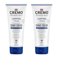 CREMO Barber Shop Rating Santory Santorizer Collection Shaver Cream Surprisingly Excellent smooth scratches and razor burns 177.2ml6 ons 2 packs white