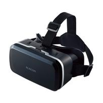 ELECOM VR akiniai, standartinio tipo, suderinami su išmaniaisiais telefonais Juoda VRG-M02BK