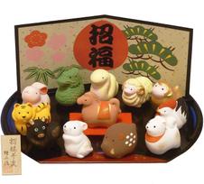 Zodiako figūrėlė Zodiako Naujųjų metų dekoracija [Palaiminimas] [Pagaminta Japonijoje]