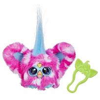 Furby Fur Bullets Dirty Mini Friend Daugiau nei 45 garsai, tik Furby kalba, elektrinis kimšinys, skirtas 6 metų ir vyresniems, rožinis, taškeliai G0403 Originalus gamintojas pink