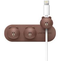 Elago Line Friends Magnetic Cable Management (3 pieces), brown, 3 pieces brown