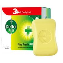 Dettol Mint Antibacterial Bar Soap - 6 Count red
