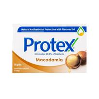 6 Pack Protex Antibacterial Macadamia Oil Bar Soap 90g blue