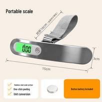 ACVER Portable Electronic Luggage & Kitchen Scale 50kg gray