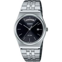 CASIO Kvarcinis Mechanizmas Nerūdijančio Plieno Apyrankė Laikrodis Unisex Juodas Ciferblatas MTP-B146D-1AV Black Dial black