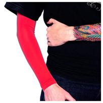 Tat2X Ink Armor Premium pilnos rankos tatuiruotės maskavimo mova, X-didelė/2X-didelė (Pakuotėje 1 vnt) red