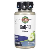 KAL, CoQ10, Green Apple, 30mg, 90 micro tablets