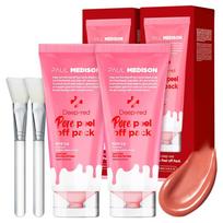 Paul Madison Deep Red Pore Peel-Off Pack 155ml, 1 pack, 2 packs pink