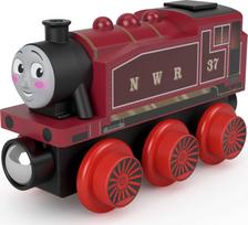 Mattel Thomas the Tank Engine Wooden Rail Series Rosie 2 and HBJ92 Red (Thomas) (Ages Up) black
