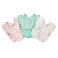 Silly Billyz Silly Billyz Nylon Pocket Bib (Pack of 3) (Girl)