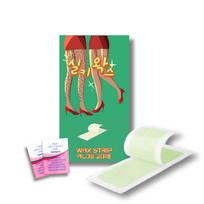 Silky wax hair removal pad, aloe wax strips, 20 sheets, 1 piece beige