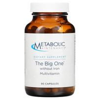 Metabolic Maintenance, The Big One Iron-Free Multivitamin, 90 Capsules