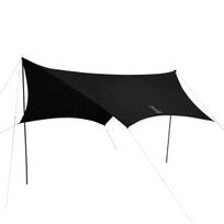 DOD TT5-631-BK Someday's Tarp Easy to Use Basic Hexa Tarp Waterproof Medium Black All-in-One Extension Tape Standard Included UV Treated