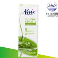 NAIR Jautrios odos kūno plaukų šalinimo kremas 200 ml white