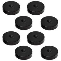 Nanomaru Wooden Ebony Insulator Speaker Audio Spike Holder Spike Base Speaker Stand Wood 33x10mm 8pcs