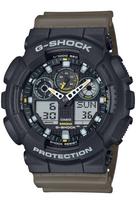 [Casio]G-Shock Dviejų spalvų GA-100TU-1A3JFOlyvuogių žalia juoda