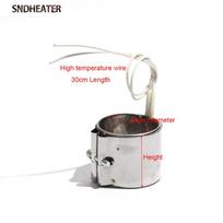 SNDHEATER 70x45-60mm Plastic Extruder Heating Ring 300W-400W 110V/220V/380V Stainess Steel Replacement Heat Band Straps 1pc 380V
