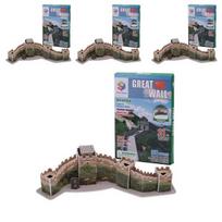 „Big Dream“ visame pasaulyje žinomų pastatų serija 3D trimatis galvosūkis Great Wall 4P Korėjos 3D galvosūkis gray