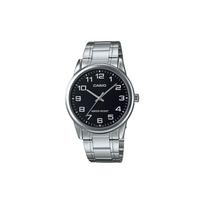 Casio STANDARD series, waterproof and versatile, quartz movement, stainless steel strap, Japanese and Korean watch, men's watch, black MTP-V001D-1B juoda