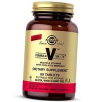 Vitaminų kompleksas, Formula VM-75 Tabs, Solgar 30 tabs (36313168) 60tab