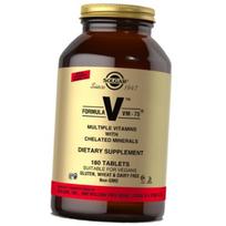 Vitaminų kompleksas, Formula VM-75 Tabs, Solgar 30 tabs (36313168) 180tab