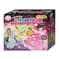 Kongji Rabbit bling bling resin art set, mixed colors Korean popular toys black