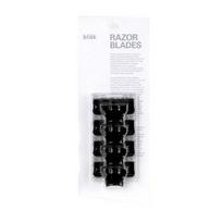 Block razor blades, pack of 4, 1 piece ,Korean razor blade white