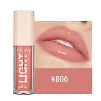 Lip Gloss Moisturizing Mirror Shimmer Pearl Liquid Lipstick Tint Waterproof Long Lasting Lip Glaze Sexy Lips, 806, 06 806, 1 Piece brown