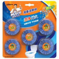 Mr Muscle Toilet Cleaner Blocks 40g * 5 pieces fragrant type white