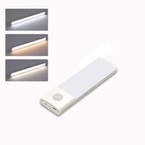 Motion Sensor LED Indoor Bar No Installation Wall for Living Emergency Automatic Disaster Prevention Hallway Night Adjustable to 3 Colors Cool and balta