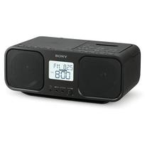 Sony CD radijo magnetofonas FM didelės baterijos juodas B CFD-S401 FM/AM/platus suderinamumas, LCD/karaokės funkcija, maitinamas, CFD-S401 juoda