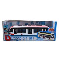 Bburago Miesto Autobuso Tramvajaus Metalinis Modelis Žaislas, Raudonas black