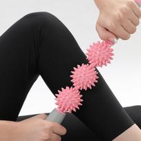 1 full body massage roller stick pink