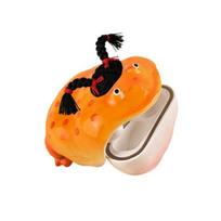 Apsauginis dėklas Air Pods Pro/Pro 2/Pro 3/Air Pods 4, minkštas, apsaugantis nuo įbrėžimų ir kritimo, baisios varlės dizainas, belaidžių ausinių dėklas for AirPods Pro  N orange