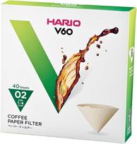 HARIO V60 popierinis filtras misarashi 1–4 puodeliams green
