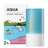 Missha All Around Safe Block Aqua Sun Stick SPF50+ PA++++, 21g, 2 vnt. blue
