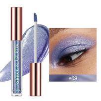 Women's Pearlescent Face Liquid Eyeshadow Highlighter Glitter Eyeliner Waterproof Brightening Eye Makeup Beauty, 09 09, 1pc gray