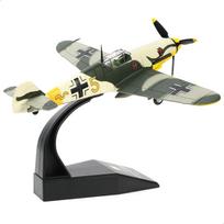 NUOTIE mastelis Vokietijos Antrojo pasaulinio karo „Messerschmitt“ naikintuvo modelis, „Diecast“ lėktuvas, karinis ekranas, modelis Orlaivių kolekcija Klasikinis modelis 172 BF-109 black