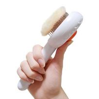 Happy J Pet Hair Removal Brush, White, 1 Piece, Korean pet shampoo white