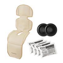 Ange Smile 2025 Baby Car Seat with 3D Cooling Fan for Cooling for Babies and Cybex Summer Beige Fan, Chinabi, Summer, Cooling, Fan, Newborns, beige