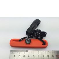 Linpan Survivor Magnesium Fire Starter Survival Tool black