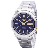 Seiko 5 Automatic 21 Jewels Japon Made SNKK11 SNKK11J1 SNKK11J vyriškas laikrodis mėlyna