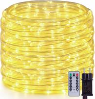 LED šviečianti žarna, šiltai balta šviesa, 20 m, 300 LED lempučių, 8 režimai