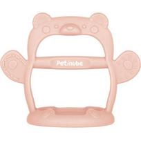 Petit Nube Children's Silicone Bear Wrist Teether, Single Item, Pale Peach, 1 Piece, Korean baby products beige
