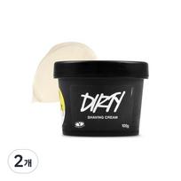 Lush Dirty Shaving Cream, 100g, 2 units black