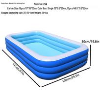 Huahengzhen PVC pripučiamas vaikų baseinas 1.5M blue
