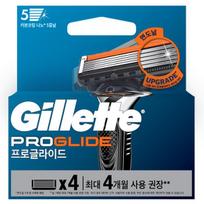 Gillette 2024 ProGlide Manual Razor Blades, Pack of 4, 1 Piece ,Korean razor blade black