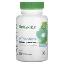 Organika, l-theanine, 225mg, 90 vegetable capsules