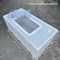 150L gyvų žuvų transportavimo dėžė gray
