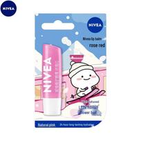 NIVEA Hyaluronic Acid Rose Red Tinted Lip Balm pink